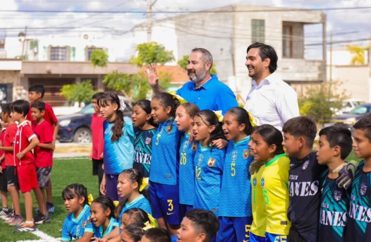 Reynosa Imparable con la construcción de espacios deportivos