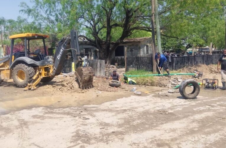 Agiliza COMAPA acciones de limpieza en colonias de Reynosa