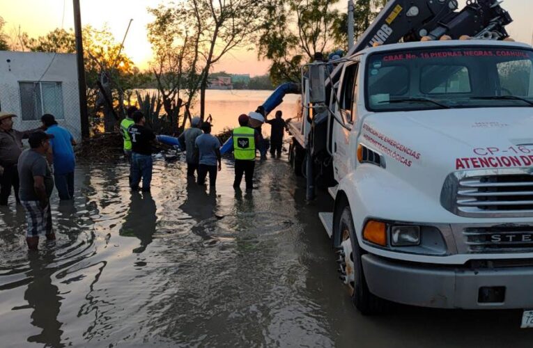 Refuerza COMAPA labores de extracción de agua en distintos sectores de la ciudad