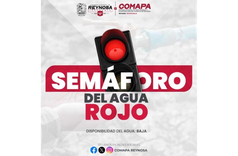 Exhorta COMAPA Reynosa al uso responsable del agua
