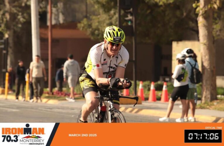 Destaca reynosense en Ironman 70.3 Monterrey con apoyo del Gobierno de Reynosa