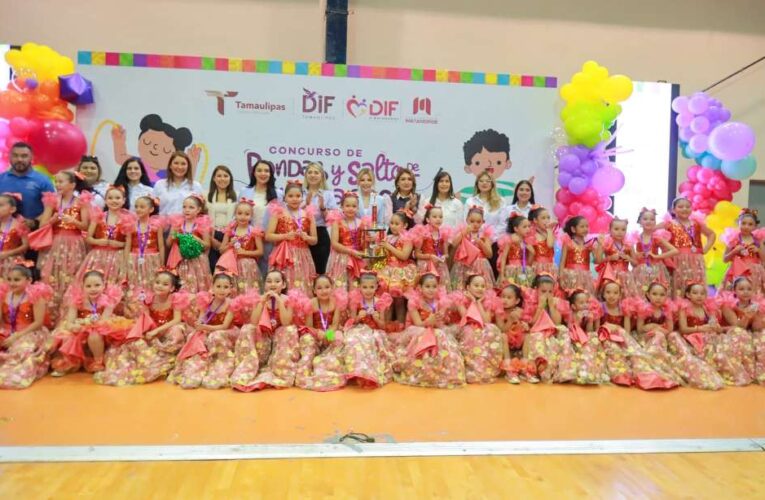 Felicita DIF-Reynosa a escuelas por avanzar a Etapa Estatal en el Concurso de Rondas Infantiles y Salto de Cuerda