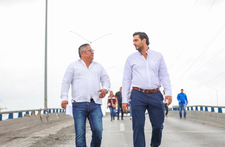 Rehabilitación del Puente Jarachinas impulsa movilidad en Reynosa